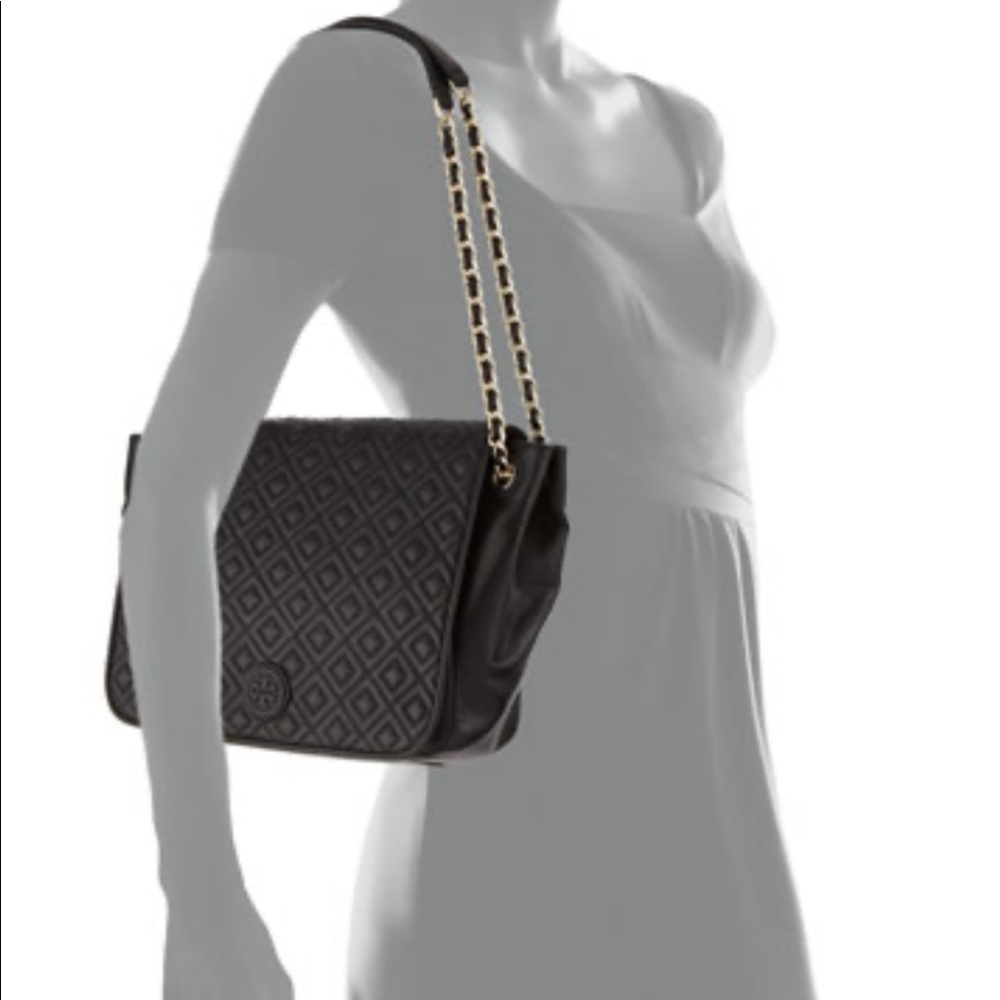 TORY BURCH  Marion Quilted Small Flap Shoulder Bag